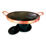 Fondue Kit 31 Cm Para Carne De Pedra Sabão Curado Brinde