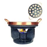 Fondue Provolera 24 Cm Curada Pedra Pra Queijos Pedra Sabão
