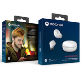 Fone Bluetooth Motorola Moto Buds 150 A Prova D agua Branco
