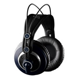 Fone De Ouvido Akg K240 Mkii Profissional Com Fio Preto