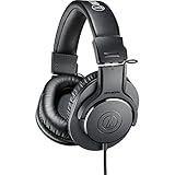 Fone De Ouvido Audio Technica ATH M20x Preto Grande