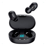 Fone De Ouvido Bluetooth 5 0 Par Sem Fio Duplo Cor Preto