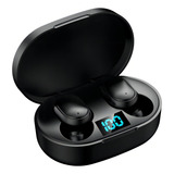 Fone De Ouvido Bluetooth 5 0 Par Sem Fio Duplo Premium Cor Preto