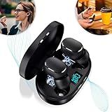 Fone De Ouvido Bluetooth 5-1 Sem Fio Tws Wireless Com Visor Compatível Com Iphone Android Intra-Auricular Microfone Estéreo Com Redução De Ruído Linha Super Premium