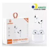Fone De Ouvido Bluetooth 5 3 Lehmox Le 363 1 Cor Branco
