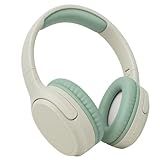 Fone De Ouvido Bluetooth 5-3 On-ear- Cancelamento De Ruído E Regulavel Para Corridas E Academia- Headphone Sem Fio Com Microfone Integrado Confortavel E Dobravel Compativel Com Android E IOS- -Verde-