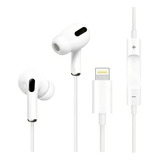 Fone De Ouvido Bluetooth Com Fio Branco Para iPhone