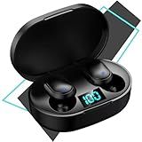 Fone De Ouvido Bluetooth Foninho Sem Fio Wireless 5 1 Duplo Com Visor Premium Compatível Com Iphone Android