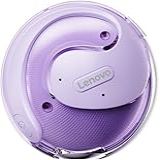 Fone De Ouvido Bluetooth LEN0V0 X15 - Com Microfone E Cancelamento De Ruído Ativo- Fone De Ouvido Sem Fio OWS De Reprodução- Melhor Escolha Para A Orelha Pequena - Correndo Ciclismo Dirigindo -Roxo-