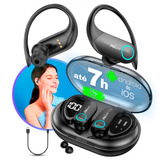 Fone De Ouvido Bluetooth Sem Fio Esportivo Compatível Com Xiaomi Samsung Motorola Iphones Marca Pardal Black