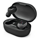 Fone De Ouvido Bluetooth Sem Fio Tws Cor Preta