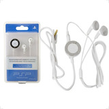 Fone De Ouvido C Fio Headphones In ear Para Psp Series 2000 Cor Branco