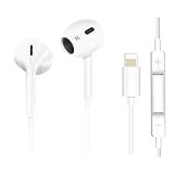 Fone De Ouvido Com Fio Compátivel Com Lightning IOS IPhone 5 6 7 7 Plus 8 8 Plus XR 11 11 Pro Max 12 12 Pro Max E SE Em Diante Modelo 3 Geração