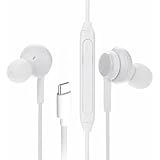 Fone De Ouvido Com Fio Entrada Tipo C Som Balanceado Redução De Ruído Até 99 15 USB C Cabo De Tecido Antitramado Qualidade Premium Compatível Com Samsung Motorola LG PREMIUM Tipo C Branco 