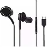 Fone De Ouvido Com Fio Entrada Tipo C Som Balanceado Redução De Ruído Até 99 15 USB C Cabo De Tecido Antitramado Qualidade Premium Compatível Com Samsung Motorola LG PREMIUM Tipo C Preto