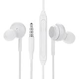 Fone De Ouvido Com Fio P2 Estéreo Com Microfone Confortável Anti Ruído Grave Alto Controle De Volume Mp3 Mp4 Compátivel Com Todos Aparelhos Branco