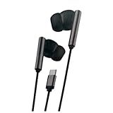 Fone De Ouvido Com Fio Tipo C Qualidade De Som Premium Intra Auricular Com Som Estéreo Conector USB C Compatível Com Dispositivos Android PREMIUM Appari Preto 