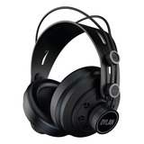 Fone De Ouvido Dylan Dl 640 Headphone Profissional Cor Preto