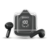 Fone De Ouvido Ergonômico Bluetooth Para Android E iPhone Hrebos Eb 203 Cor Preto