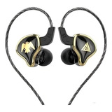Fone De Ouvido Gamer Dj Musicos Premium Inear C case Cor Preto