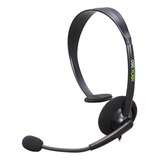 Fone De Ouvido Gamer Headset Xbox 360 C Microfone Cor Preto