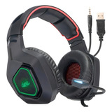 Fone De Ouvido Gamer Knup Kp 488 Preto