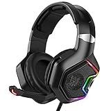 Fone De Ouvido Gamer KP 489 Headset Reduz Ruídos Supra Auricular Microfone Luz LED PC PS4 Xbox Laptop Nintendo PUBG P2 E USB Com Leds Coloridos Video Game 