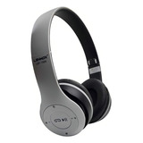 Fone De Ouvido Grande Bluetooth Headset Stereo Sem Fio Hi Fi Cor Branco
