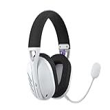 Fone De Ouvido Headset Gamer Havit Fuxi H3 White Black Com Fio E Sem Fio Wireless 2 4GHz Bluetooth Cabo USB C Cabo 3 5mm Surround Baixa Latência Quad Mode