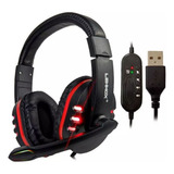 Fone De Ouvido Headset Gamer Usb 7 1 Over ear Pc Ps4 X box