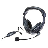 Fone De Ouvido Headset Giant Usb Multilaser Ph245 Cor Preto