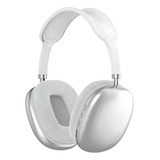 Fone De Ouvido Headset P9 Bluetooth Cor Branco Luz Branco