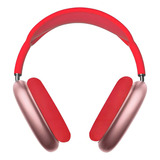 Fone De Ouvido Headset P9 Bluetooth Cor Vermelho Luz Branco