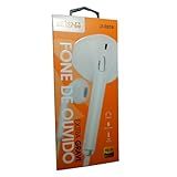 Fone De Ouvido Lelong Preto-Branco -LE-0208-