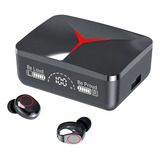 Fone De Ouvido M90 Pro Bluetooth Esportivo Sem Fio Preto Cor Da Luz Branco