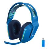 Fone De Ouvido Mic Logitech Gamer G733 Lightspeed S fio Azul Cor Da Luz Rgb