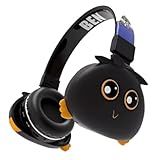 Fone De Ouvido Monstrinho Bluetooth Infantil 8 Modelos Divertidos Conforto Com Almofadas Macias Ajuste De Altura Conexão Bluetooth E Dobrável Preto 