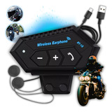 Fone De Ouvido Moto Capacete Intercomunicador Bluetooth