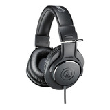Fone De Ouvido Over ear Audio technica Ath m20x Preto