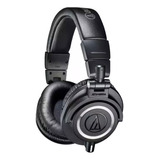 Fone De Ouvido Over ear Audio technica M series Ath m50x Bk