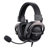 Fone De Ouvido Over ear Gamer Havit H2002e Ps3 ps4 pc xbox Cor Preto