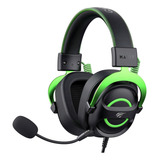 Fone De Ouvido Over ear Gamer Havit H2002e Ps3 ps4 pc xbox Cor Verde