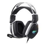 Fone De Ouvido Para Jogos Headset Gamer Havit H2018u Preto