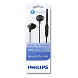 Fone De Ouvido Philips Intra auricular Microfone Taue101bk00