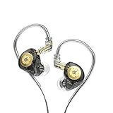 Fone De Ouvido Profissional EDX Pro Intra-auricular- Driver Dinâmico Magnético Composto De 10mm- Cabo Substituível- Original - Perfeito Para Cantores E Músicos - PRETO