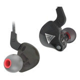 Fone De Ouvido Qkz Ak6 Preto Dj In Ear C case Pronta