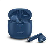 Fone De Ouvido Sem Fio Bluetooth Para Apple iPhone iPad Ios Cor Azul
