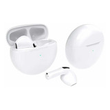 Fone De Ouvido Sem Fio Intra auricular Bluetooth Branco Pro6