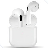 Fone De Ouvido Sem Fio Pro4 Para iPhone Android Xiaomi Cor Branco