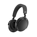 Fone De Ouvido Sem Fio Sennheiser Momentum 4 - Fone De Ouvido Bluetooth Para Chamadas Cristalinas Com Cancelamento De Ruído Adaptável- Vida útil Da Bateria De 60h- Design Leve Dobrável - Preto-